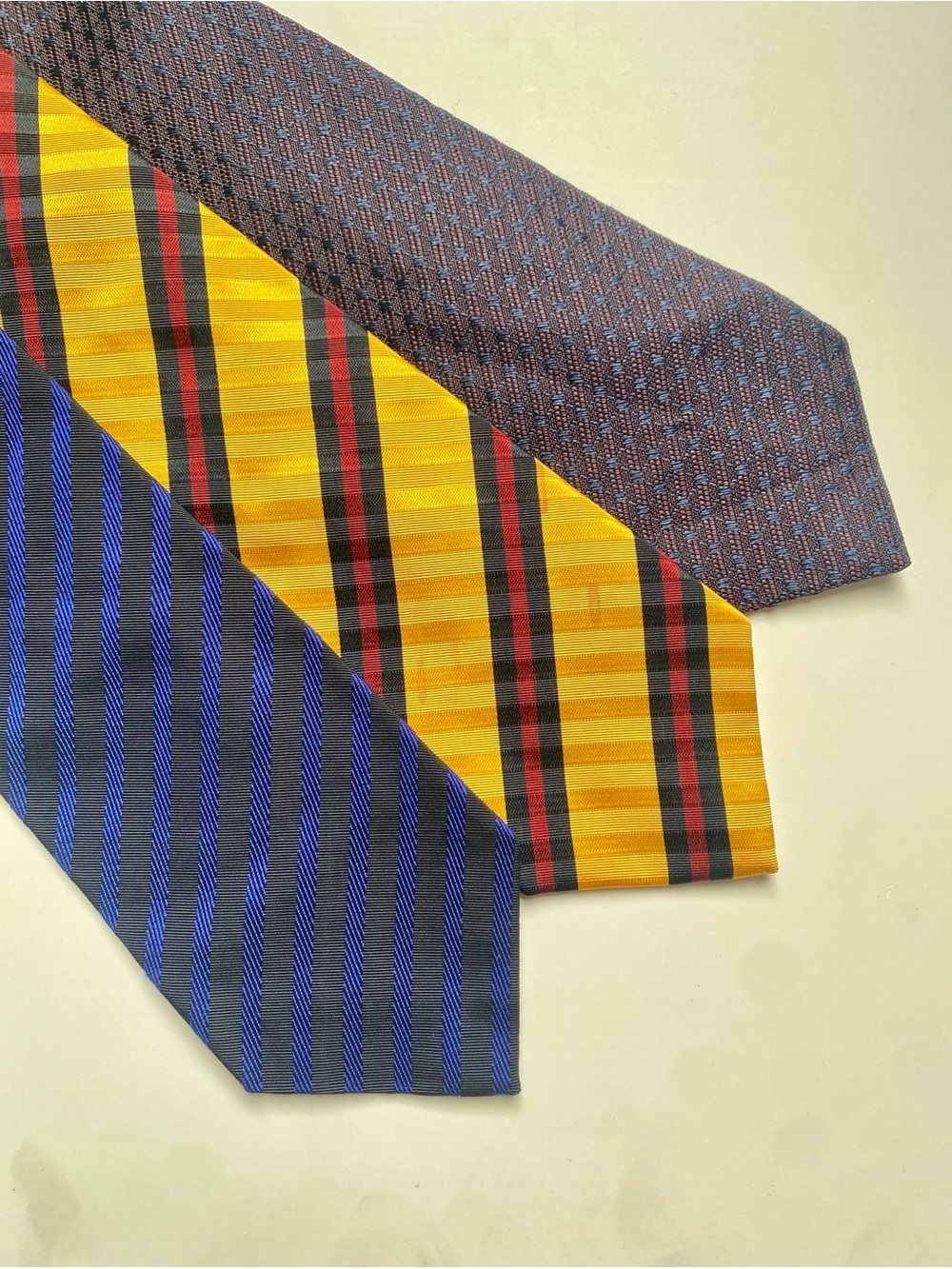 Set of 3x Men's Ties - XMI Platinum